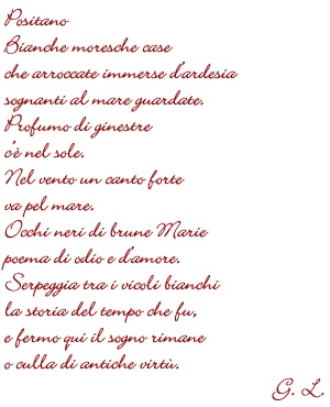 Positano - poesia poem